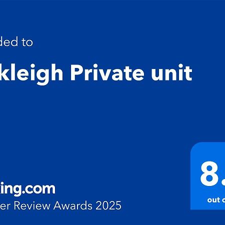 Oakleigh Private Unit Villa Kültér fotó